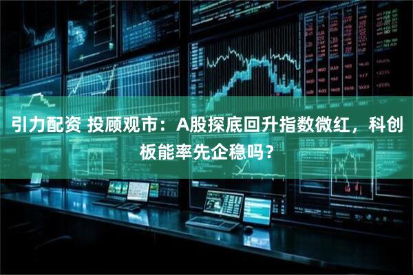 引力配资 投顾观市：A股探底回升指数微红，科创板能率先企稳吗？