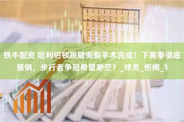 铁牛配资 哈利伯顿跟腱撕裂手术完成！下赛季彻底报销，步行者争冠希望渺茫？_球员_伤病_1