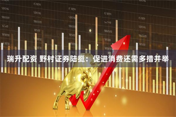 瑞升配资 野村证券陆挺：促进消费还需多措并举