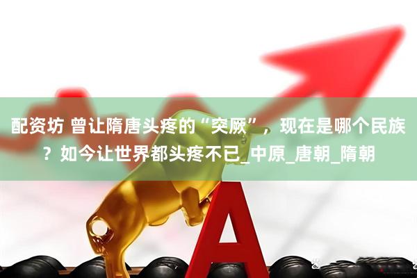 配资坊 曾让隋唐头疼的“突厥”，现在是哪个民族？如今让世界都头疼不已_中原_唐朝_隋朝