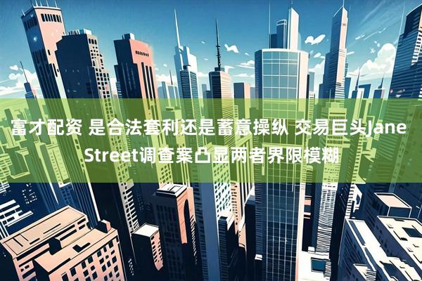 富才配资 是合法套利还是蓄意操纵 交易巨头Jane Street调查案凸显两者界限模糊