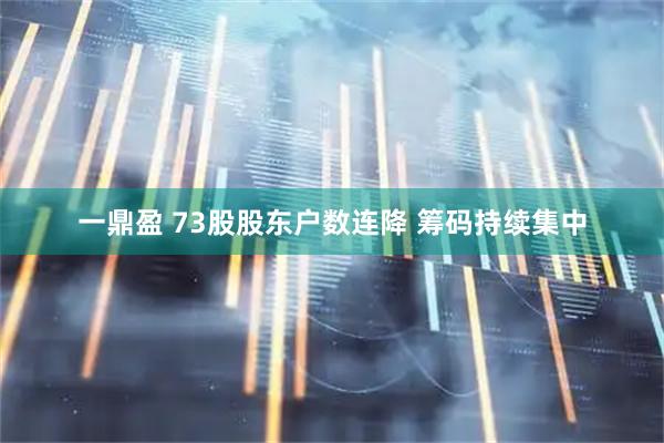 一鼎盈 73股股东户数连降 筹码持续集中